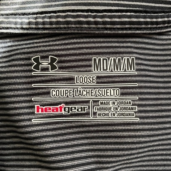 Under Armour Women's Microstripe 1/4 Zip long sleeve shirt pullover - Picture 9 of 12